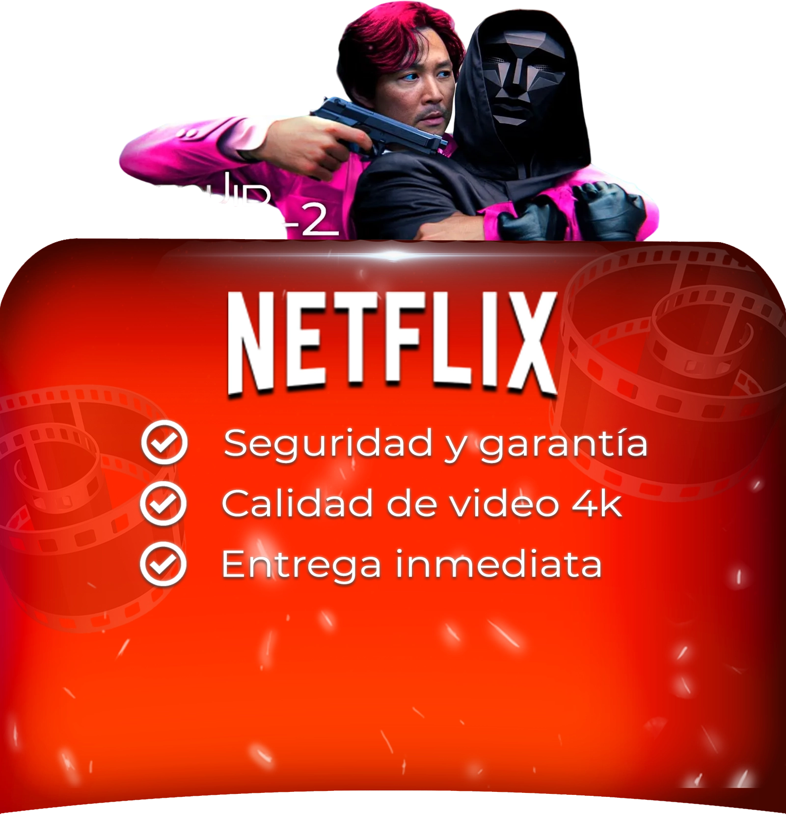 NETFLIX  EXTRA UN PERFIL PRIVADO UN DISPOSITIVO