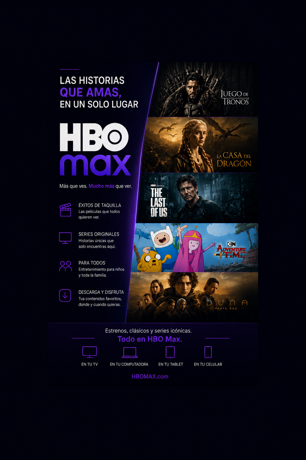 HBO MAX  PANTALLA